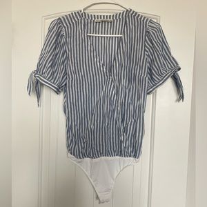 Abercrombie Striped Bodysuit